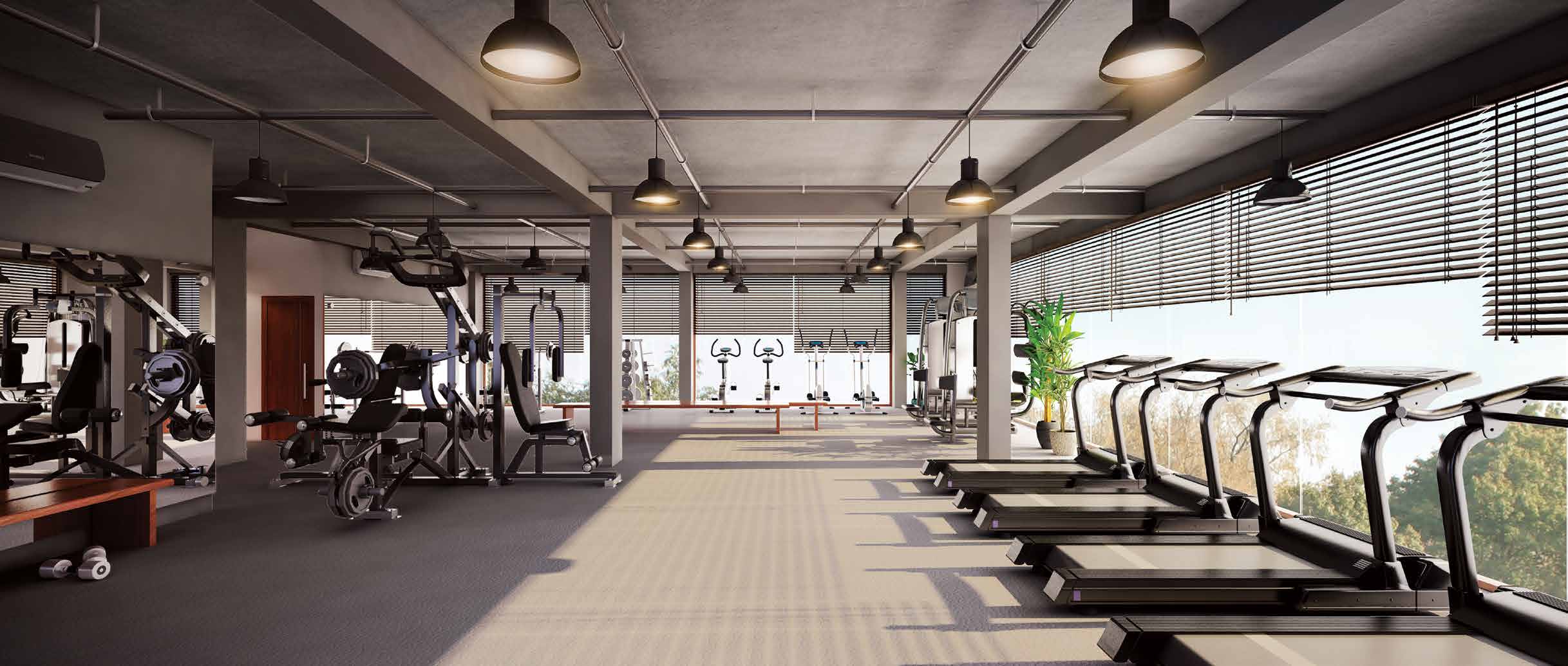 Srijan Eternia air-conditioned gym