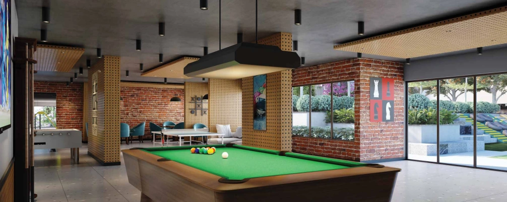 Srijan Spacia indoor games and recreation room